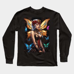 Steampunk Fairy - Stephany Long Sleeve T-Shirt